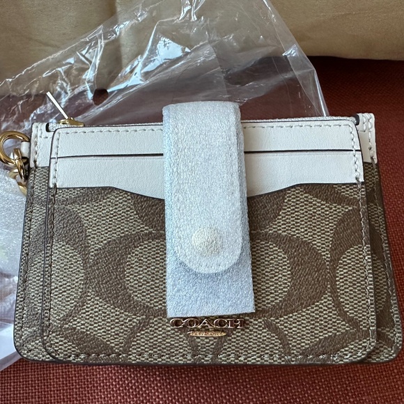 Coach card case with zipper - Picture 1 of 3